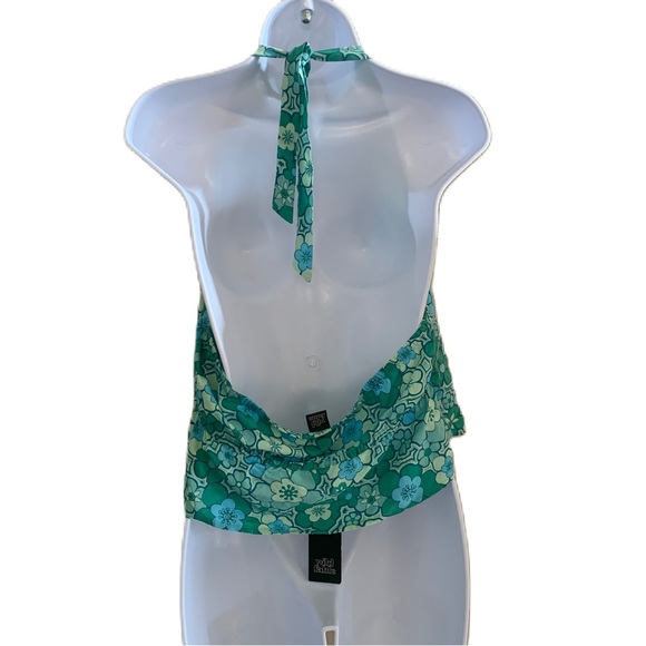 Wild Fable Womens Green Halter Fly Away Top - Picture 6 of 7